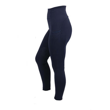 Woof Wear Original Knee Patch Navy Riding Tights