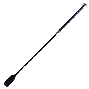 Buy the Woof Wear Navy/Silver Twisted Riding Whip | Online for Equine