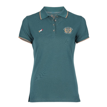Buy Shires Aubrion Young Rider Green Team Polo Shirt| Online for Equine
