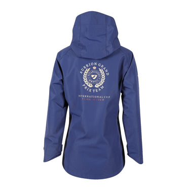 Buy the Shires Aubrion Young Rider Navy Team Waterproof Jacket | Online for Equine