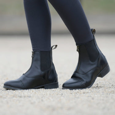 Buy Dublin Foundation II Adults Zip Front Jodhpur Boots| Online for Equine