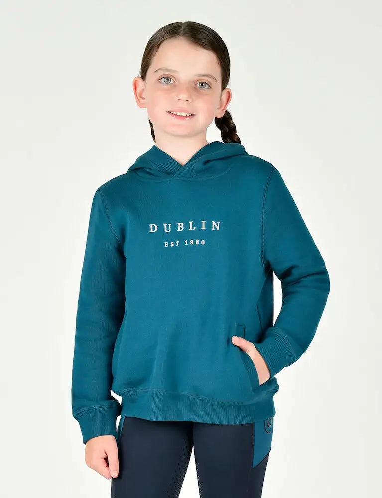 Dublin Legion Blue Silver Kids Lilah Lurex Logo Hoodie
