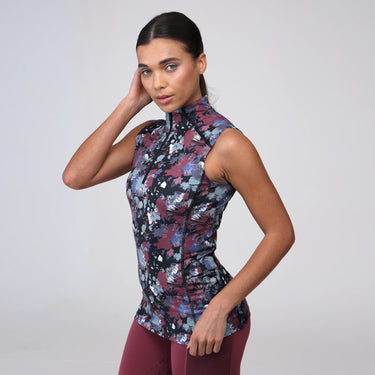 Shires Abstract Aubrion React Ladies Sleeveless Base Layer - UK 6