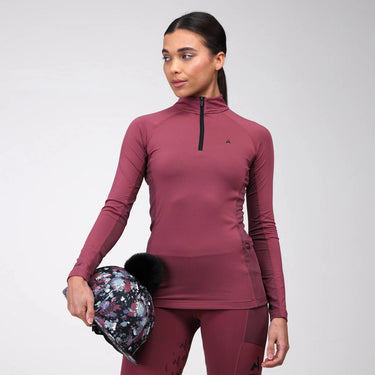 Shires Mauve Aubrion React Ladies Long Sleeve Base Layer| Online For Equine