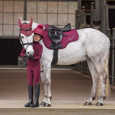 Shires Black Cherry Aubrion Eltar Riding Tights - Young Rider| Online For Equine