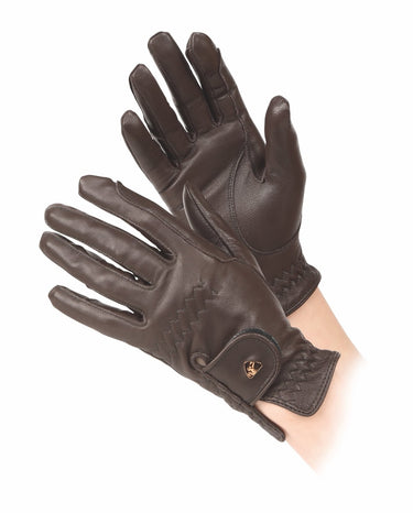 Shires Aubrion Ladies Leather Riding Gloves