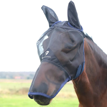 Hy Equestrian Mesh Full Mask with Ears and Nose| Online For Equine
