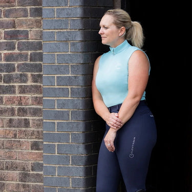 Coldstream Cranshaws Sleeveless Base Layer Baltic Blue| Online For Equine