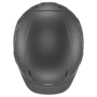 Uvex Kidoxx Dekor Anthracite Matt - Happiness & Horses Junior Riding Hat| Online For Equine