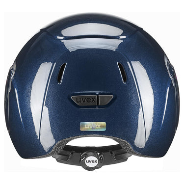 Buy Uvex Kidoxx Dekor Shiny Navy Flower Junior Riding Hat| Online for Equine