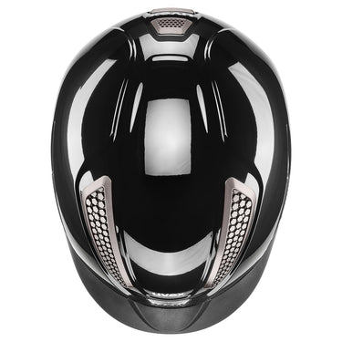 Uvex Shiny Perfexxion III Black Adjustable Riding Hat| Online For Equine