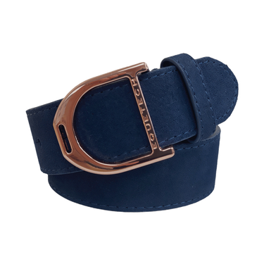 Equetech Navy Suede Stirrup Leather Belt