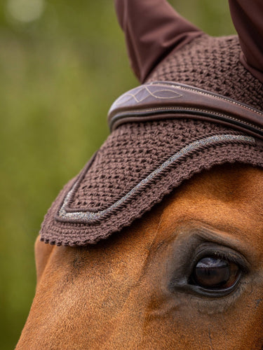 Buy Le Mieux Crystal Fly Hood Brown | Online for Equine