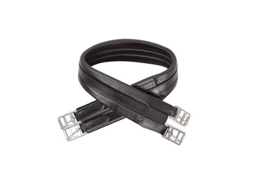 Hy Equestrian Leather Padded Atherstone Girth (Elasticated One End)| Online For Equine
