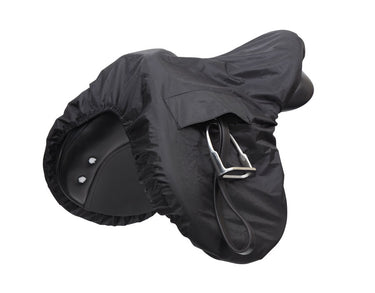 Shires Waterproof Ride-On Saddle Cover-Black