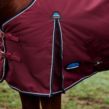 Weatherbeeta Comfitec Prelim Turnout 220G Burgundy/ Navy| Online For Equine