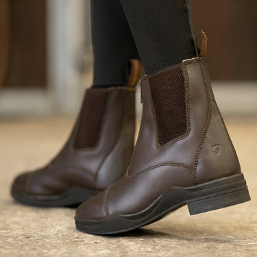 Hy Equestrian Fleece Lined Wax Leather Zip Jodhpur Boot| Online For Equine