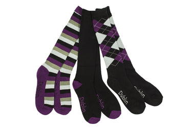 Buy Dublin Knee Length Socks (3 Pack)| Online for Equine