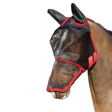 Hy Equestrian Mesh Full Mask with Ears and Nose| Online For Equine