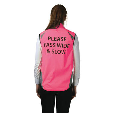 Reflector Gilet by Hy Equestrian Pass Wide and Slow| Online For Equine