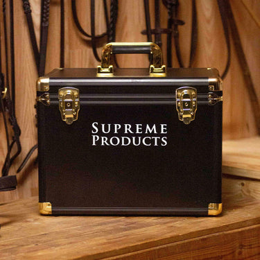 Supreme Products Pro Groom Hardshell Box-Black/Gold-One Size