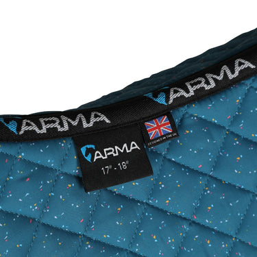Buy Shires ARMA Sport XC Teal Ditsy Saddlecloth | Online for Equine