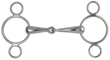 Shires Hollow Mouth Two Ring Gag Bit