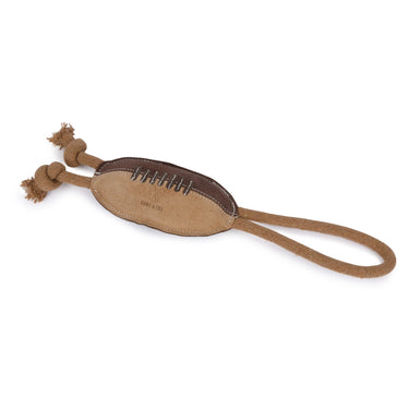 Digby & Fox Leather Rugby Ball Toy-One Size
