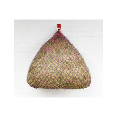 Buy Perry Equestrian Square Bottom Slow Feeder 30" Haylage Net -Pink / Navy-30"| Online for Equine