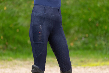HyCONIC Valloria Denim Look Riding Tights| Online For Equine