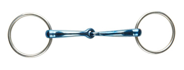 JP Korsteel Blue Steel Jointed Link Loose Ring Snaffle
