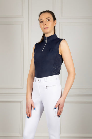 Coldstream Cranshaws Sleeveless Base Layer Navy| Online For Equine