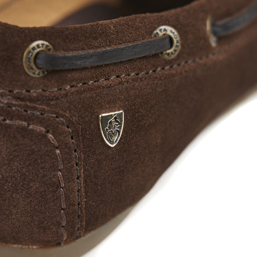 Buy the Shires Moretta Sofia Brown Moccasins | Online for Equine