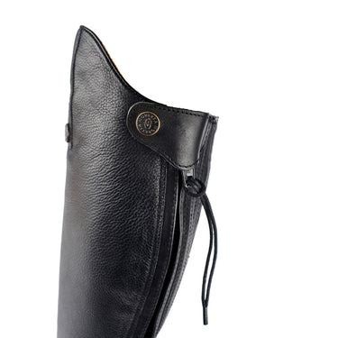 Buy the Shires Moretta Black Tall Leg Length Gianna Lace Front Long Leather Riding Boots | Online for Equine