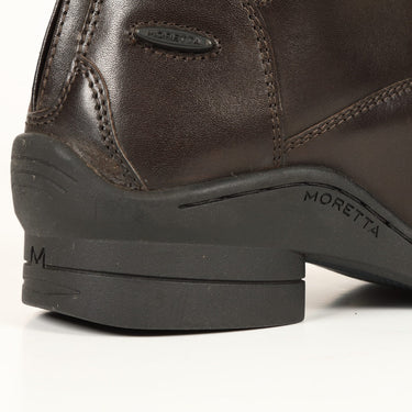 Buy the Shires Moretta Brown Tall Leg Length Gianna Lace Front Long Leather Riding Boots | Online for Equine