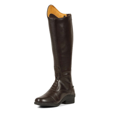 Buy the Shires Moretta Brown Short Gianna Lace Front Long Leather Riding Boots | Online for Equine