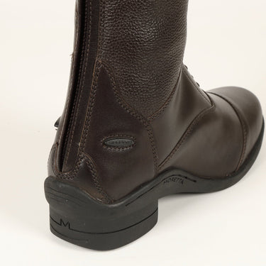 Buy the Shires Moretta Brown Tall Leg Length Gianna Lace Front Long Leather Riding Boots | Online for Equine