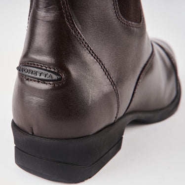 Buy the Shires Moretta Brown Rosetta Paddock Boots | Online for Equine