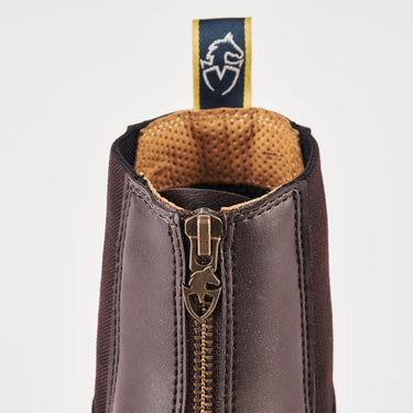 Buy the Shires Moretta Brown Clio Synthetic Children's Paddock Boots | Online for Equine