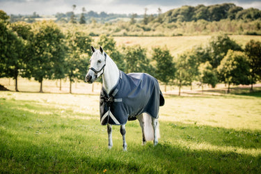 Horseware Ireland Rambo 1680D Turnout Rug 250G Vl Black / Thunderstorm Grey & Silver| Online For Equine
