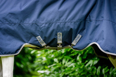 Horseware Ireland Amigo 1200D Xl Turnout Rug 250G Navy / Titanium Grey & Silver| Online For Equine