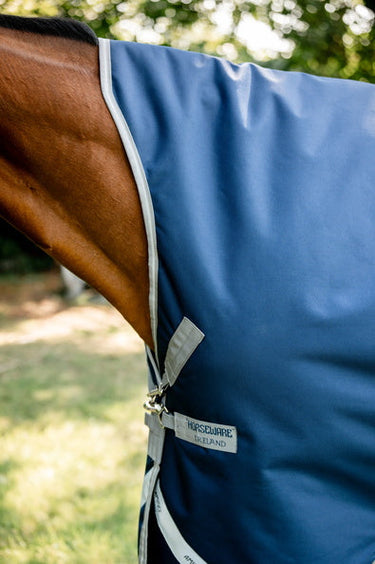 Horseware Ireland Amigo 1200D Wug Turnout Rug 250G Navy / Titanium Grey & Silver| Online For Equine