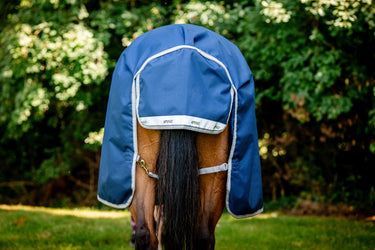 Horseware Ireland Amigo 1200D Wug Turnout Rug 250G Navy / Titanium Grey & Silver| Online For Equine