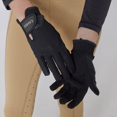 Cameo Equine Black Junior Performance Riding Glove| Online For Equine
