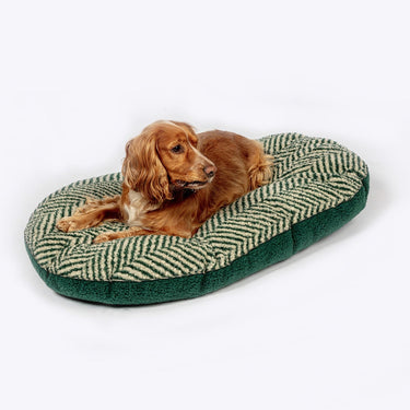 Danish Design Fleece Quilted Mattress Green Herringbone| Online For Equine