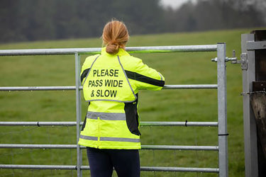 Buy Equisafety Hi Vis Yellow Winter Inverno Equestrian Jacket | Online for Equine