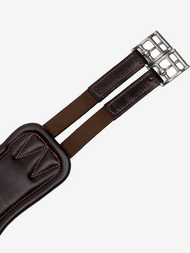 LeMieux Gel-Tek Anatomic Long Stud Girth with Magnet Brown