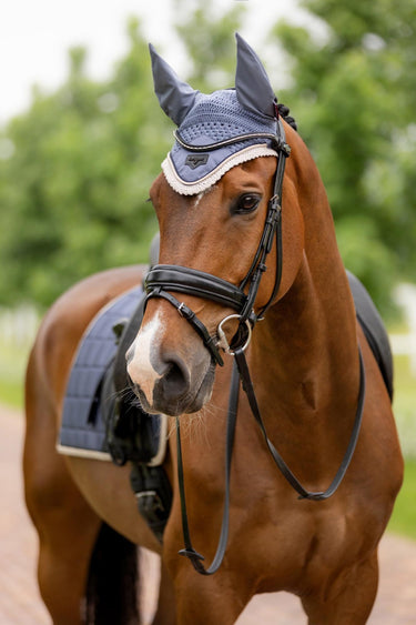 Buy LeMieux Jay Blue Loire Fly Hood - X Large| Online for Equine