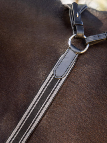 LeMieux Arika Black/Silver Elasticated Breastplate| Online For Equine