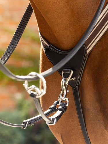 LeMieux Arika Brown/Silver Elasticated Breastplate| Online For Equine